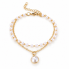 Pearl and Chain Bracelet