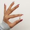 Golden Heart Stone Ring