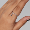 925 Charm Silver Finger Ring