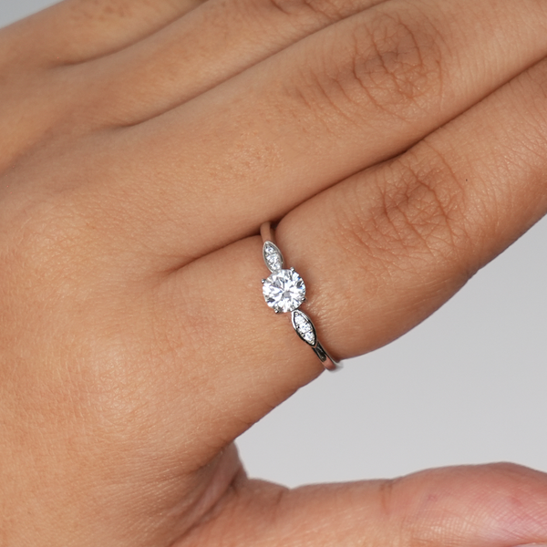 925 silver stone ring