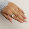 Tinkerbell Floral Princess Silver Ring