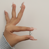 Tinkerbell Floral Princess Silver Ring