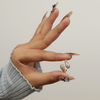 Designer Golden Snake-Shaped Ring