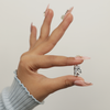 Pretty Silver Butterfly Ring