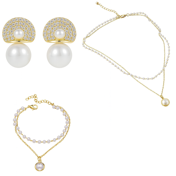 Pack Of 3 Golden Jewelry