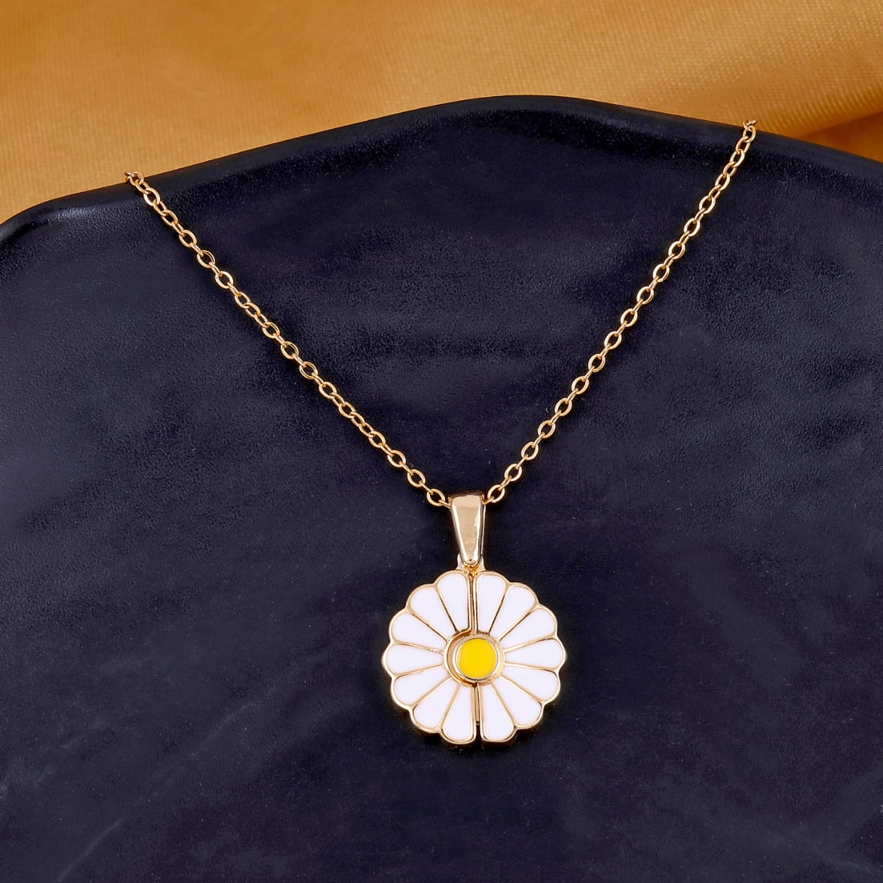 Sunflower Necklace Daisy Necklace