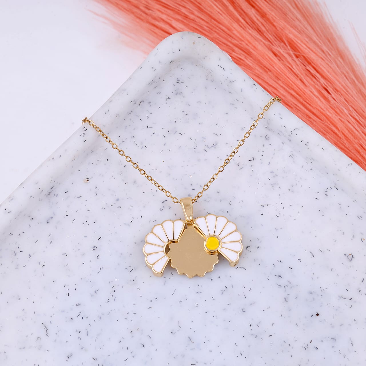 Sunflower Necklace Daisy Necklace