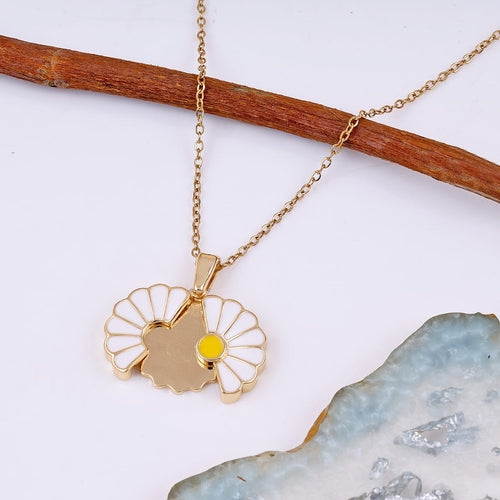Sunflower Necklace Daisy Necklacei