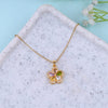 Multi color Crystal Heart Pendant necklace