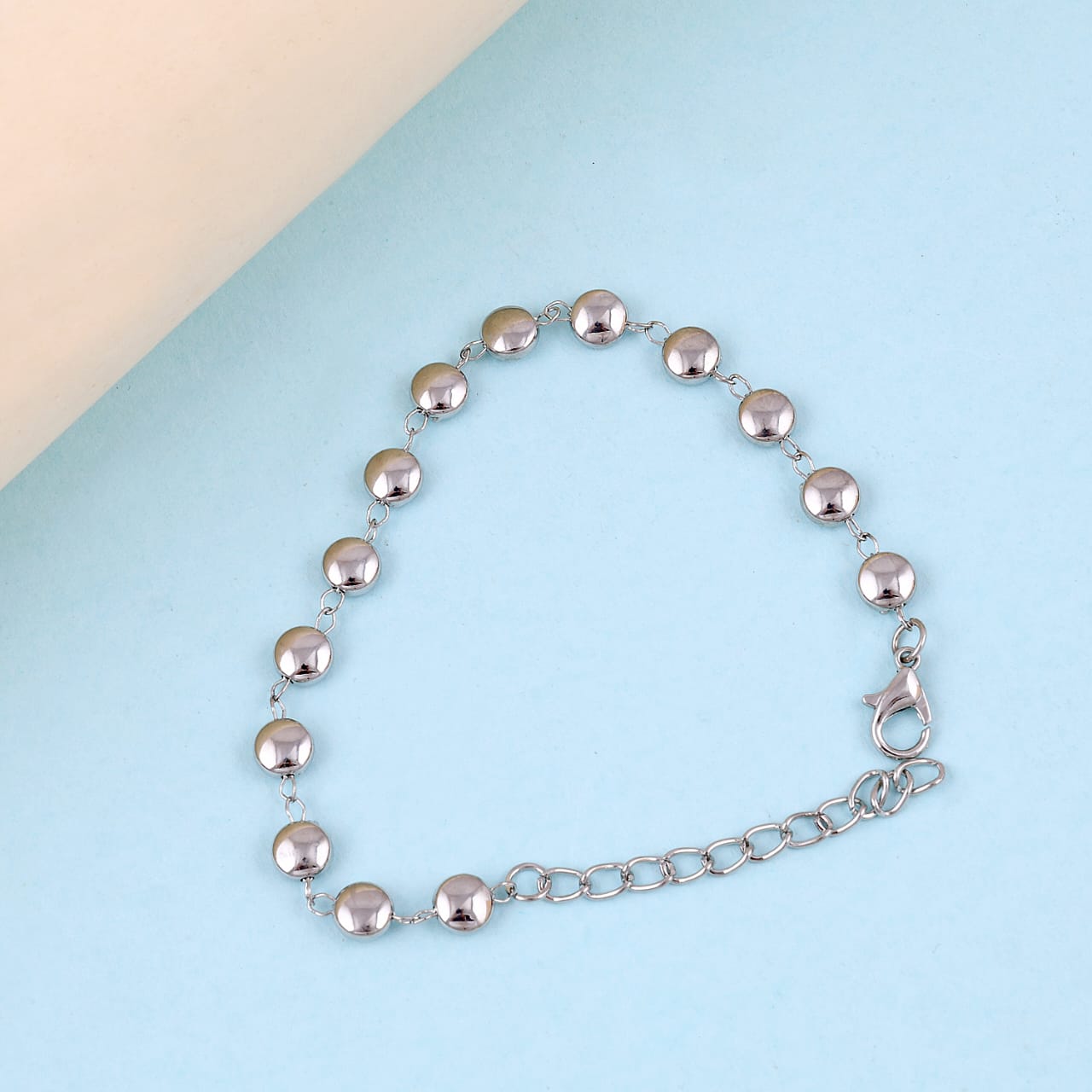 Sterling Silver Tiny Circles Bracelet