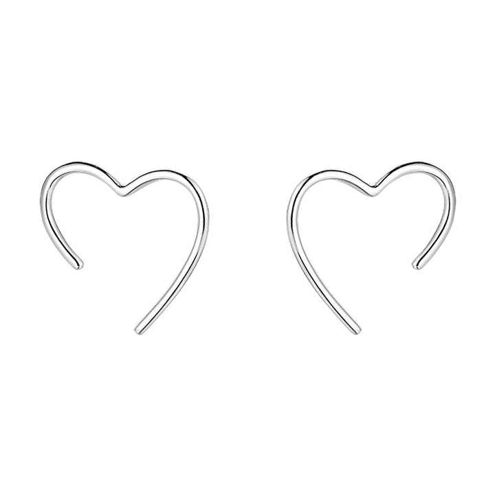 Tiny Heart Shaped Stud Earring