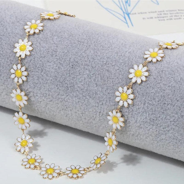 Sunflower necklace pendant