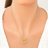 Golden chain butterfly type necklace