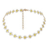 Sunflower necklace pendant