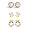 Pack Of 3 Fahionable Golden Earring