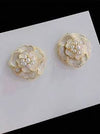 Gold-Plated Pearls Earring