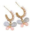 Mini Pearls Butterfly Earring