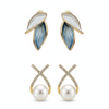 Combo Of 2 Stylish Pearl Earrings