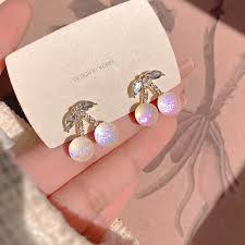 Cherry Stud Earring