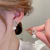 Swan stylish moti earring