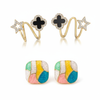 Pack Of 2 Stud Earring
