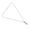 Plain Stick Shape Locket With Chain Stainless Steel Necklace (1 Pc)