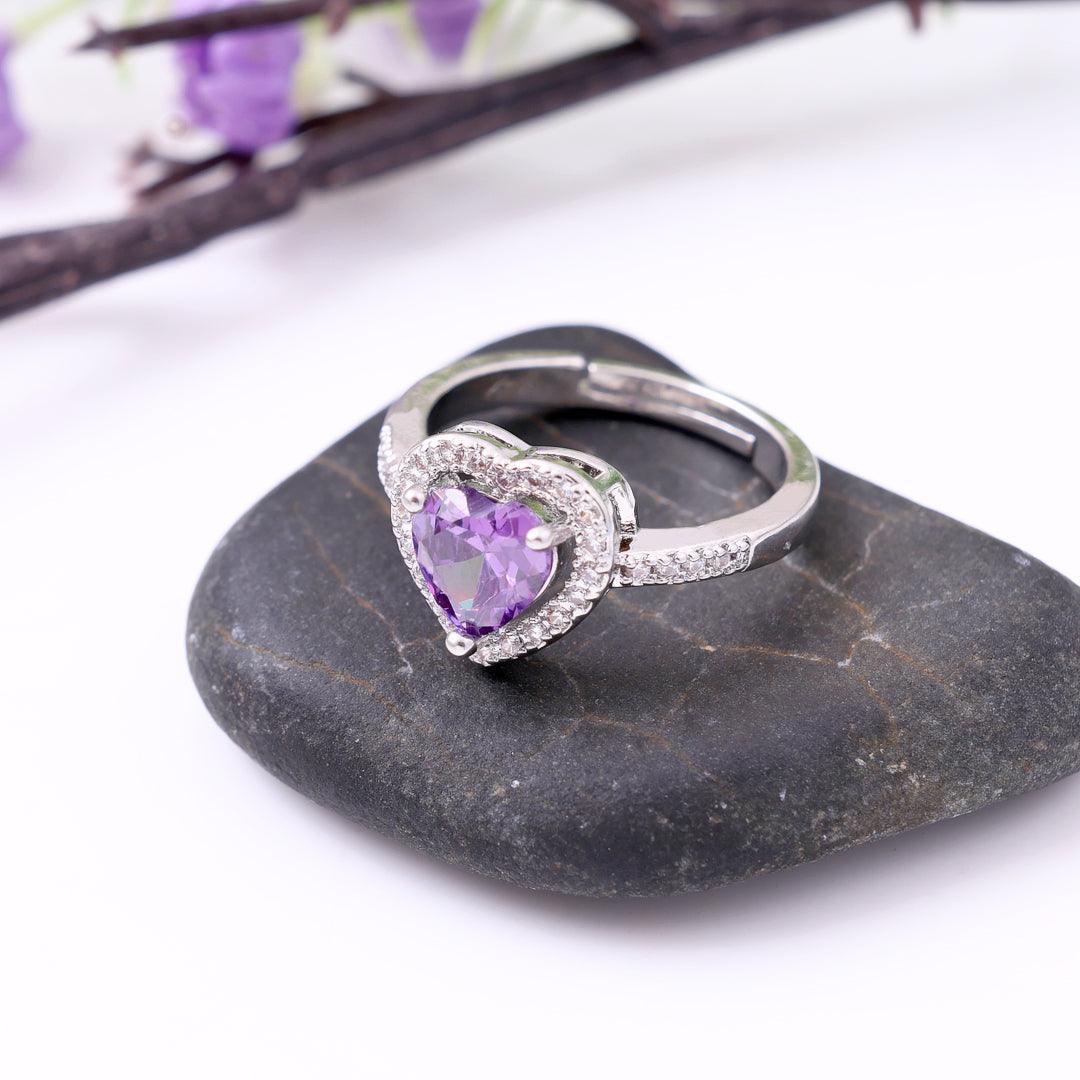 Heart Crystal Ring