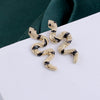 Vintage Gold Color Snake Stud Earrings