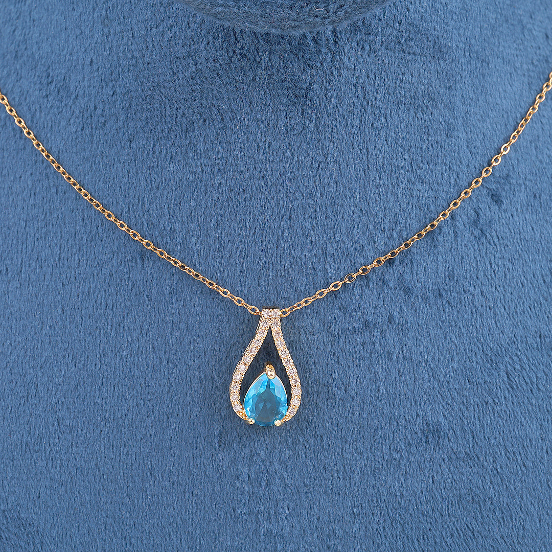 Blue Crystal Necklace