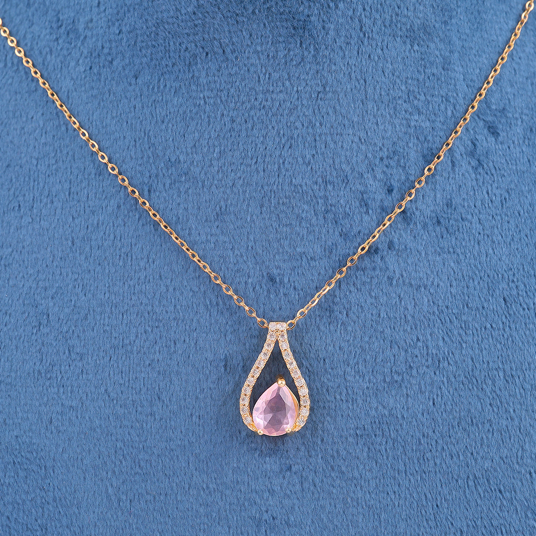 Pink Crystal Necklace