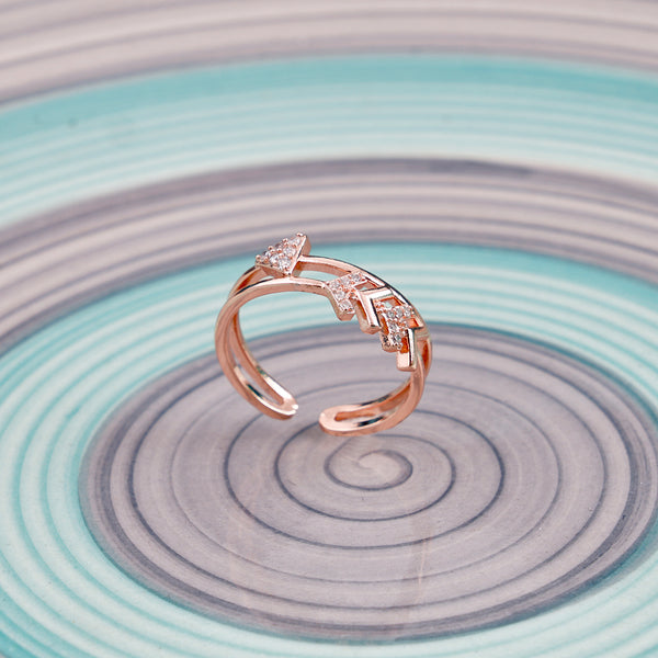 Sterling Rose Gold Plated Ring