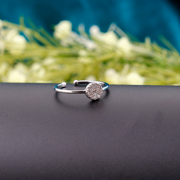 Mini Crystal Round Ring