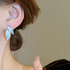Shiny Leaf Stud Earring