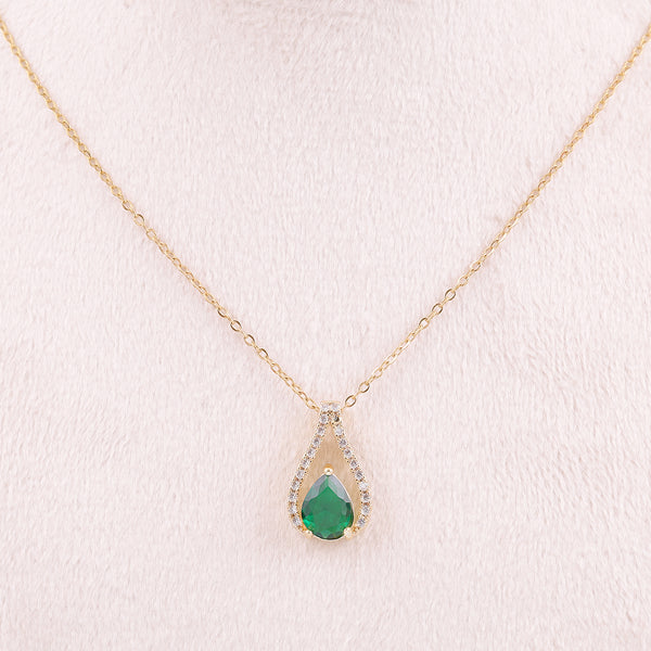 Green Crystal Necklace