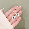 Silver Needle Tassel Earring