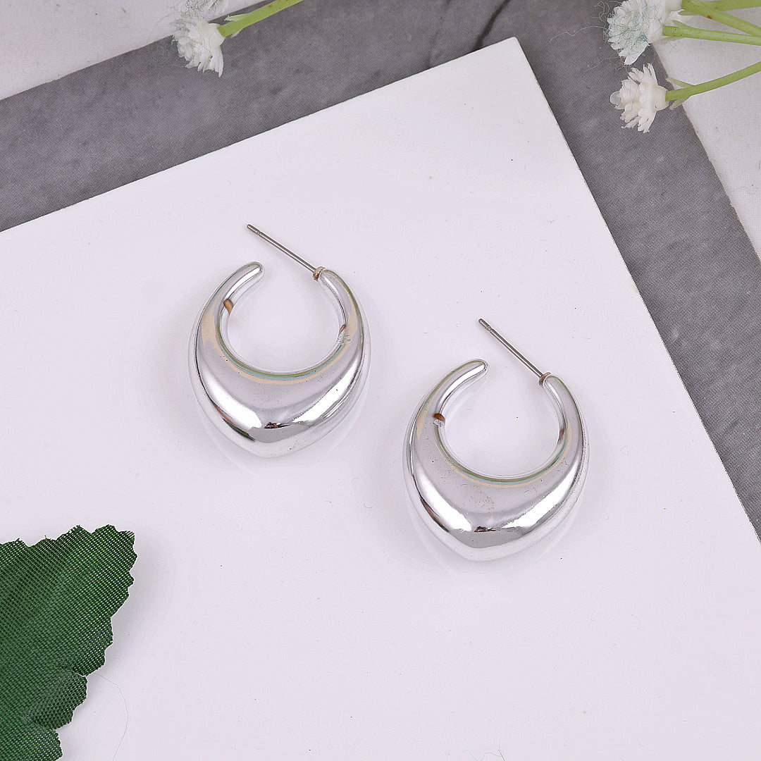 Silver plated Hoop Earrings