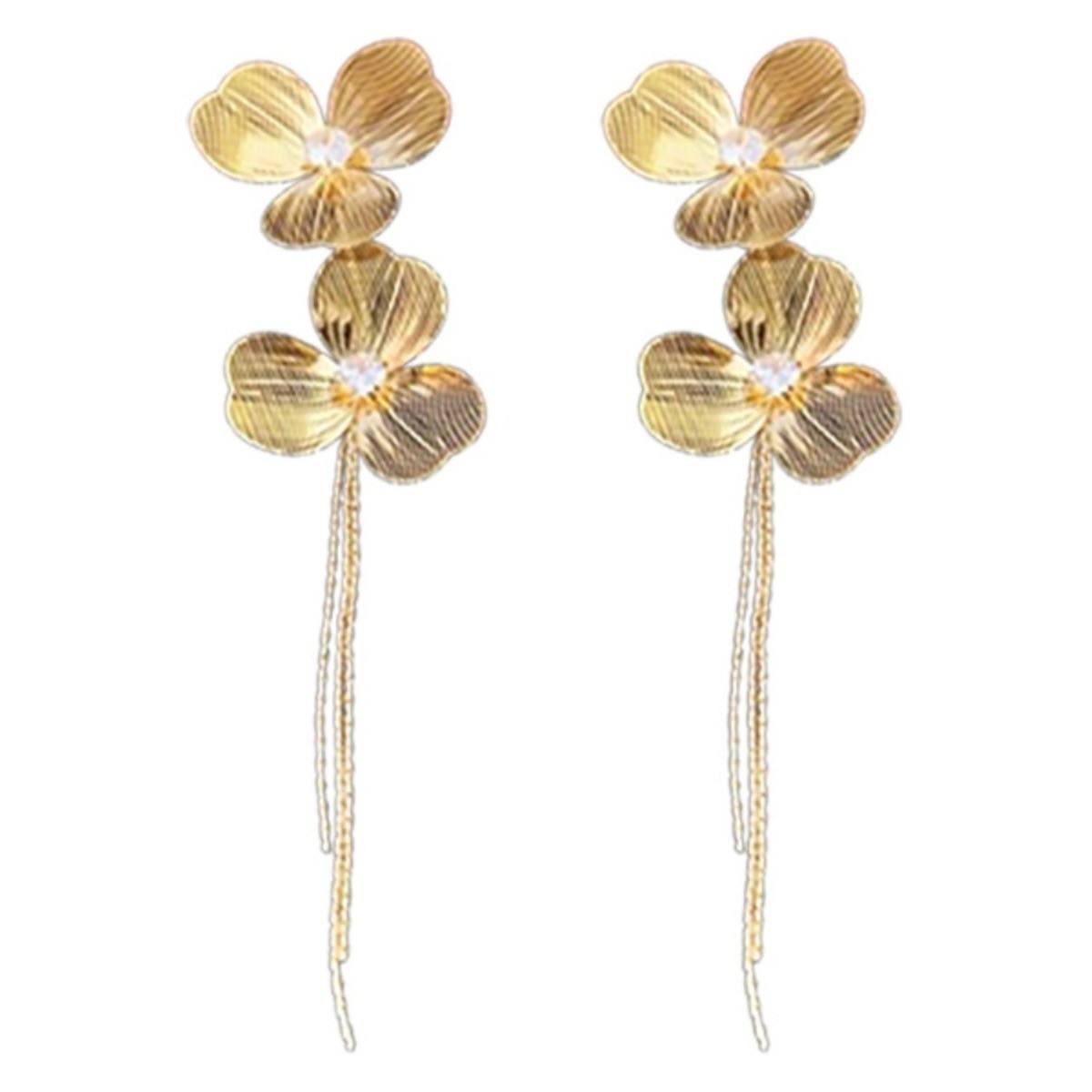 Gold Tassel Earring