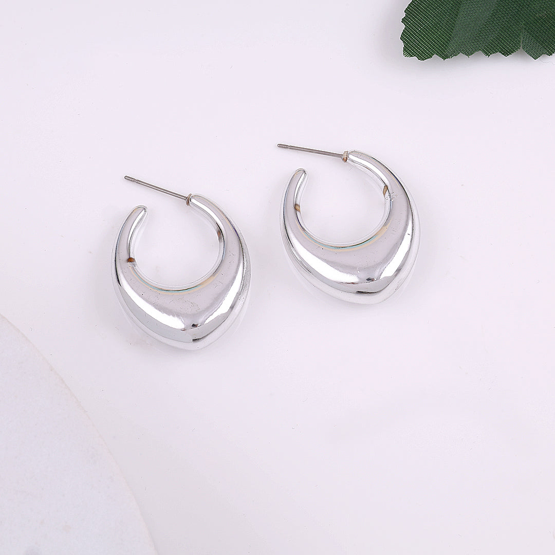 Silver plated Hoop Earrings