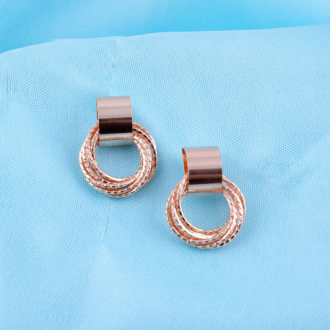 Rose Gold Multi Layers Earrings