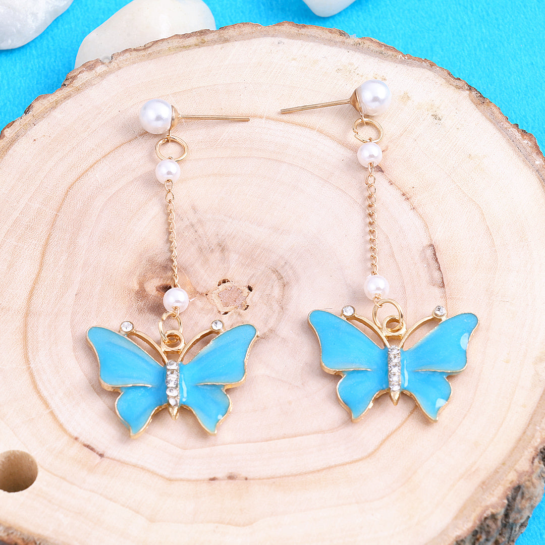 Butterfly Charm Earrings