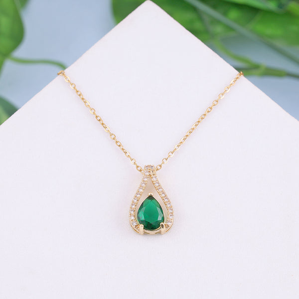 Green Crystal Necklace