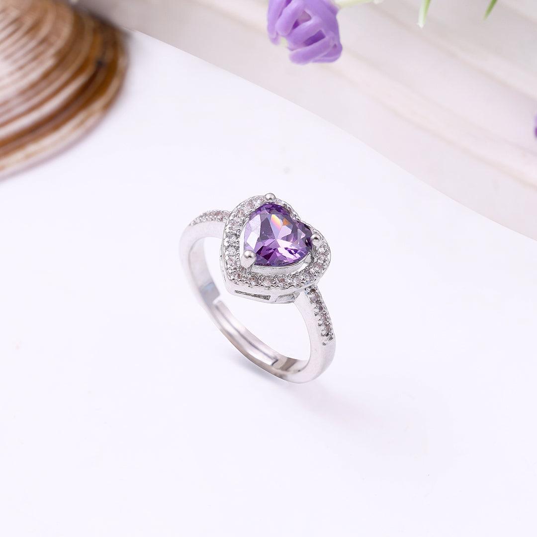 Heart Crystal Ring