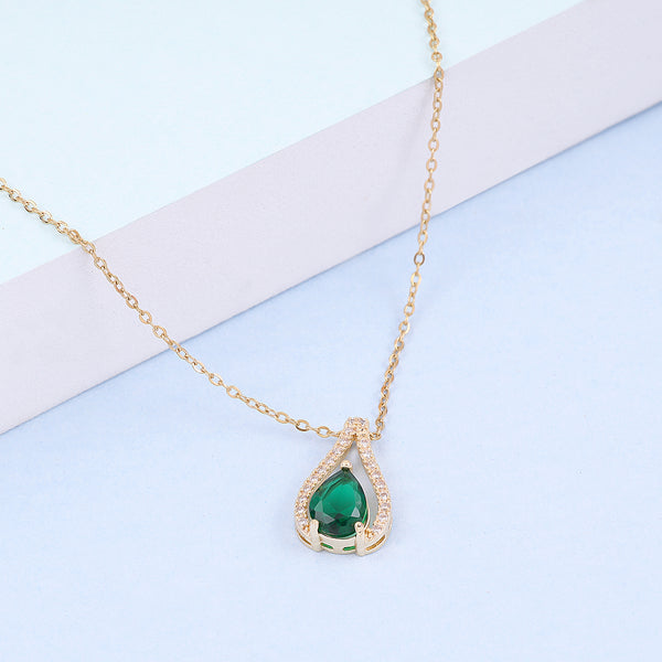 Green Crystal Necklace