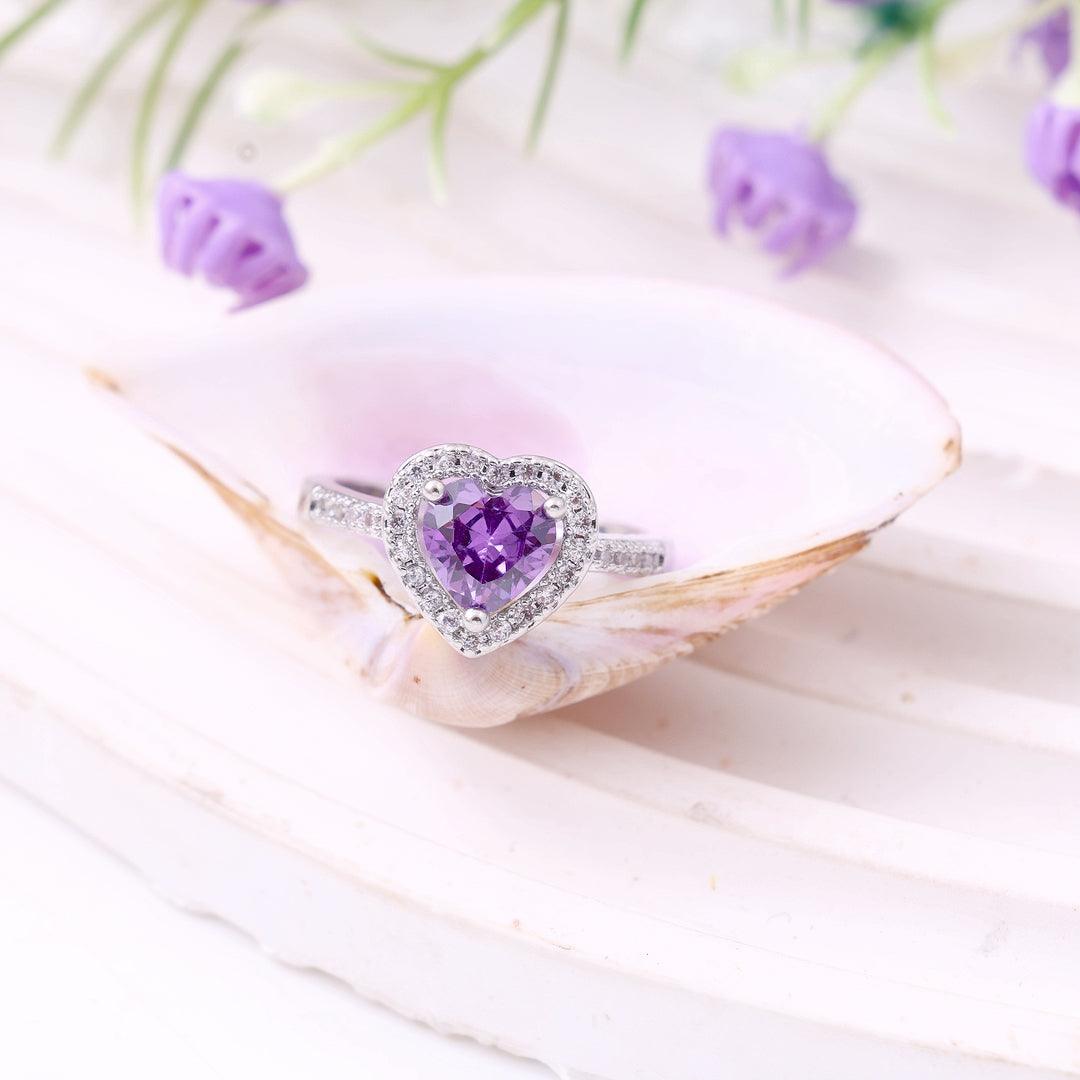 Heart Crystal Ring