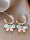 Mini Pearls Butterfly Earring